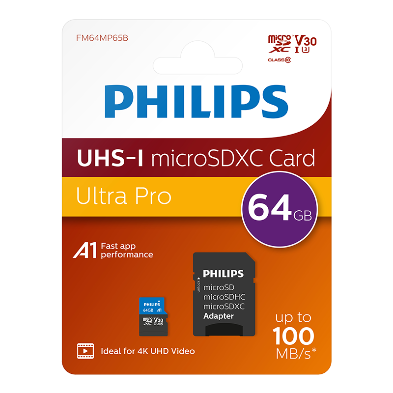 Philips Micro SDXC UHS-I U3 Card