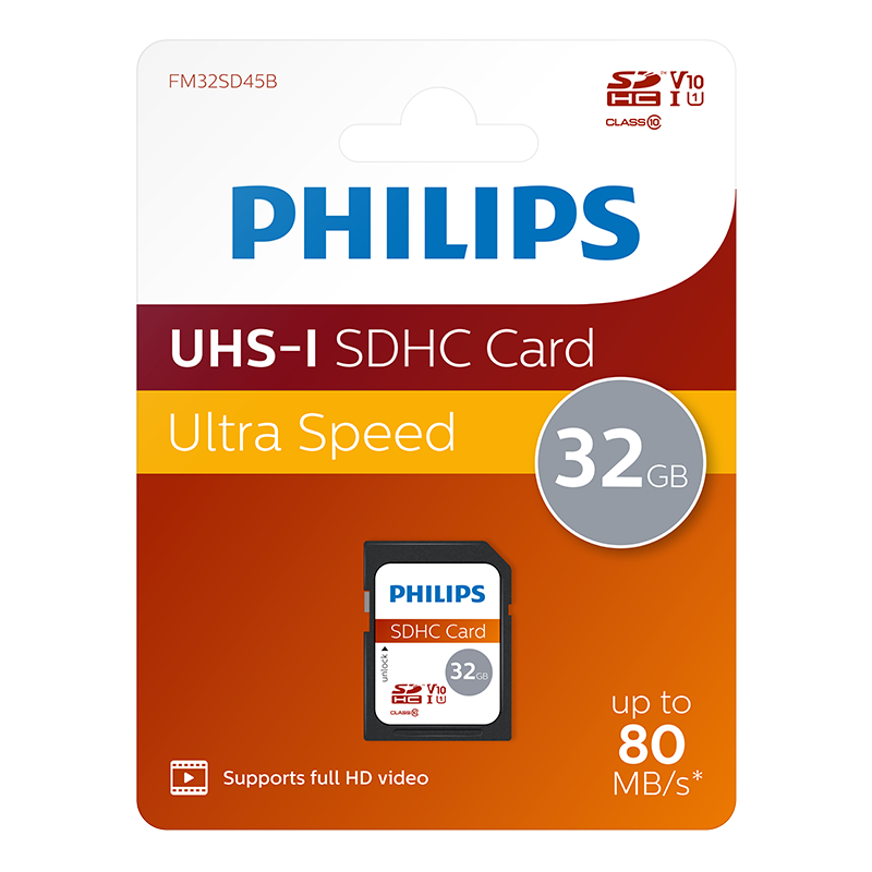 Philips SDHC/XC UHS-I U1 Card